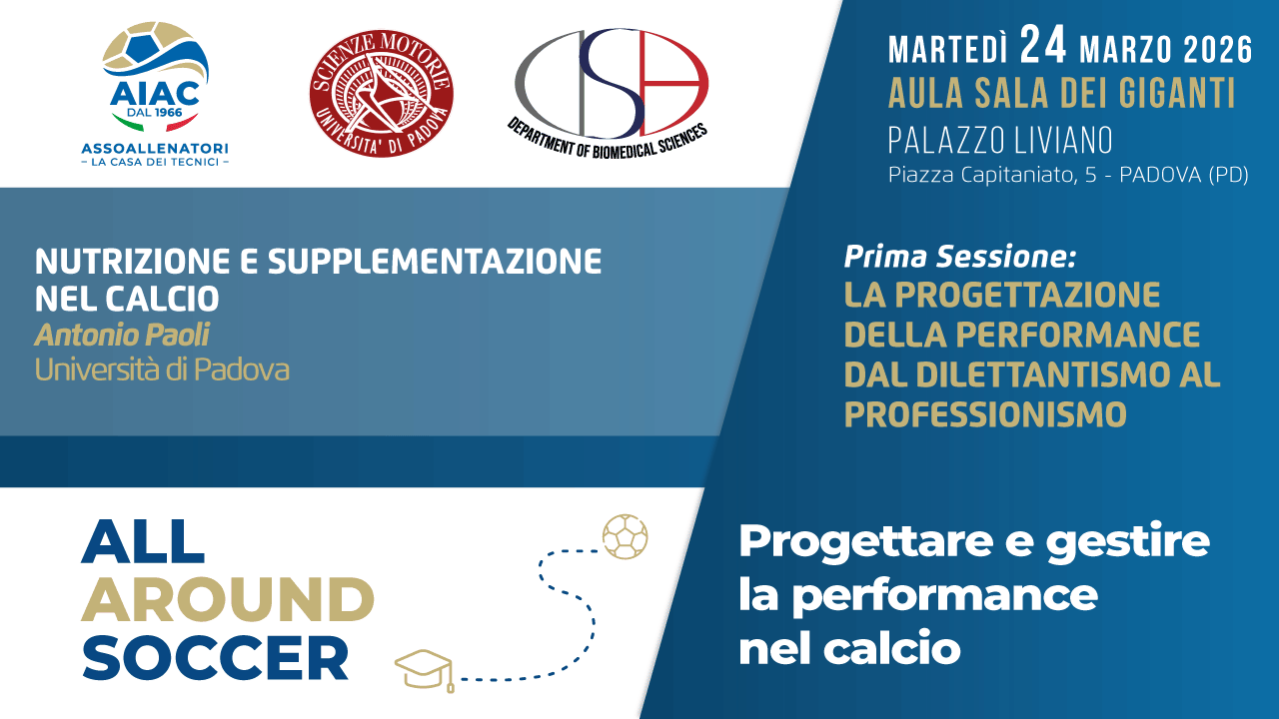 NUTRIZIONE E SUPPLEMENTAZIONE NEL CALCIO