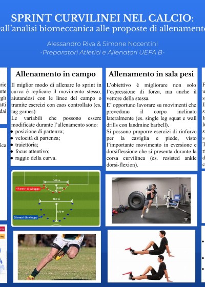 Sprint curvilinei nel calcio: dall'analisi biomeccanica alle proposte di allenamento