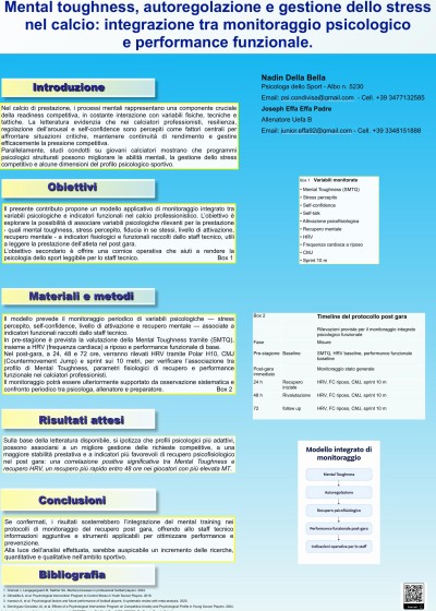 Mental toughness, autoregolazione e gestione dello stress nel calcio: integrazione tra monitoraggio psicologico e performance funzionale