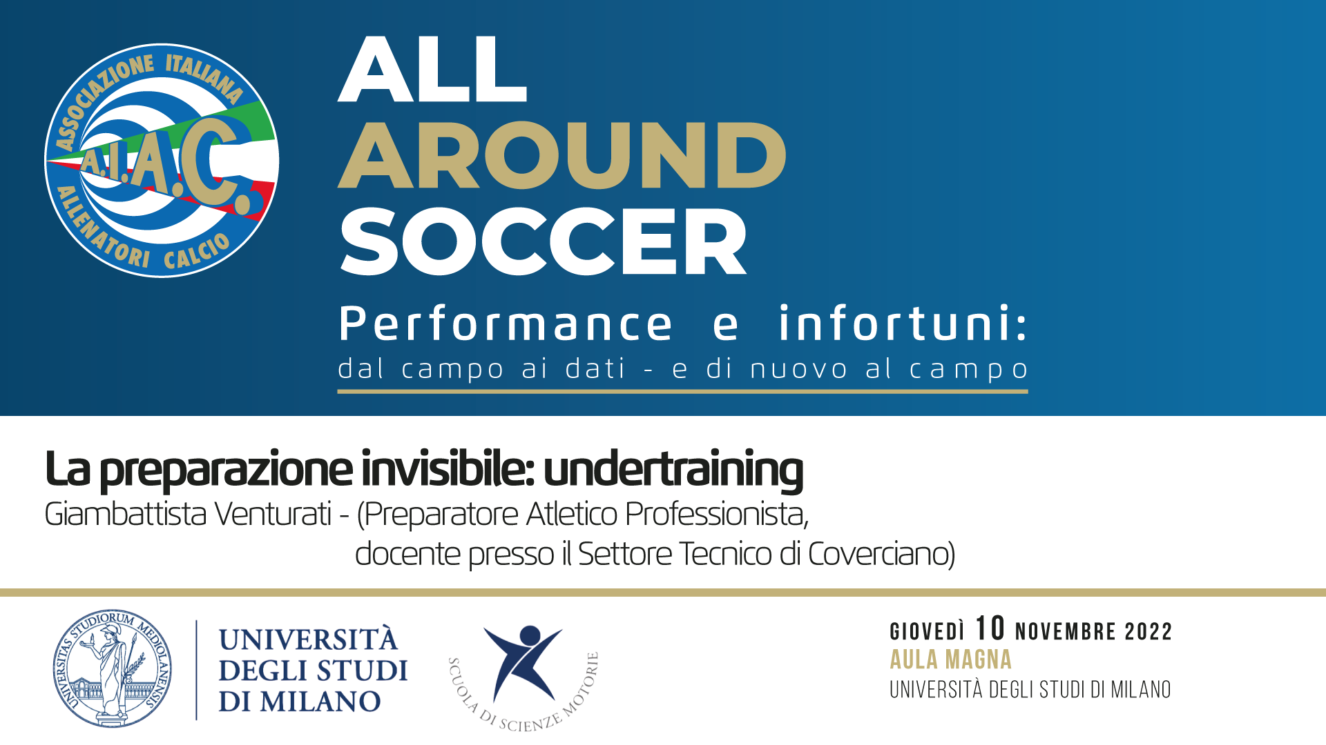 La preparazione invisibile: undertraining - AAS Milano '22