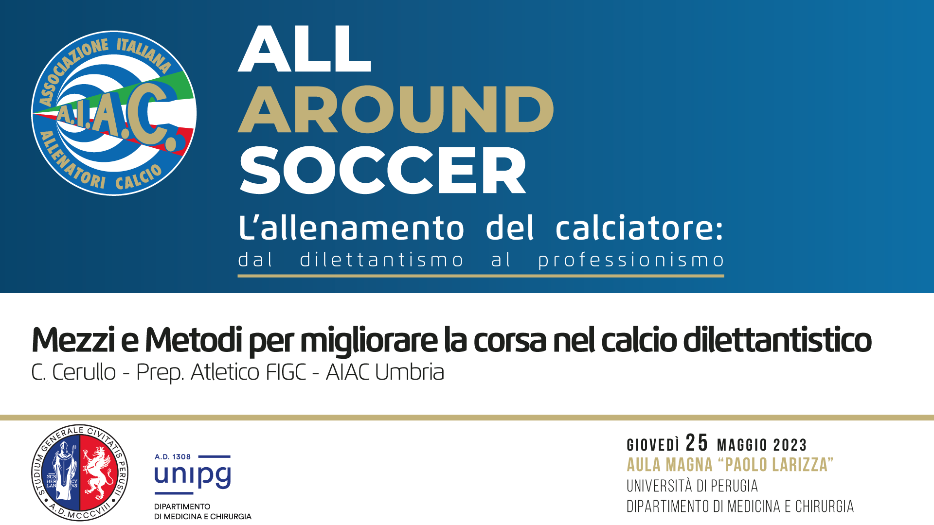 Mezzi e Metodi per migliorare la corsa nel calcio dilettantistico - AAS Perugia '23