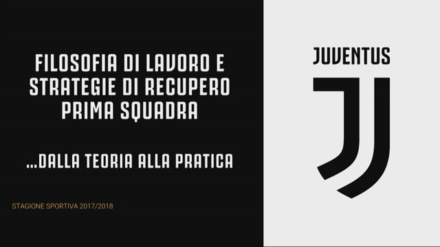 Filosofia di lavoro e strategie di recupero prima squadra