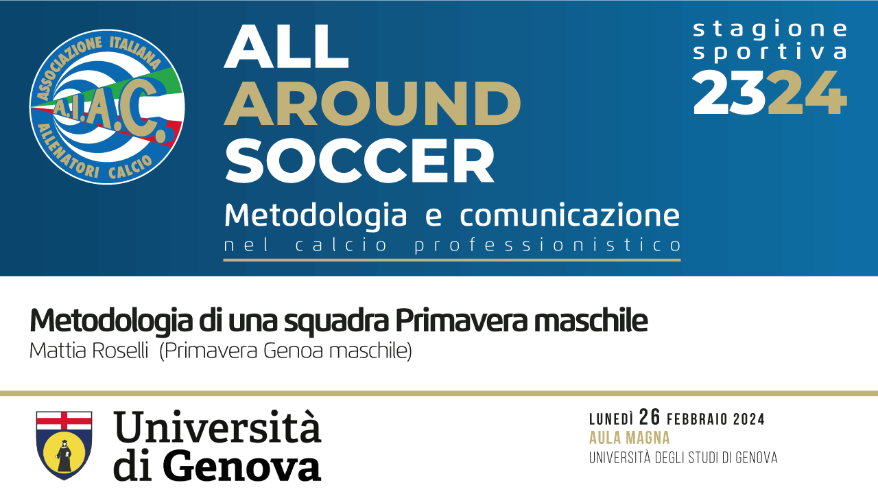 Metodologia di una squadra Primavera maschile